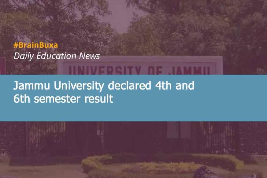 Jammu University declared 4th and 6th semester result