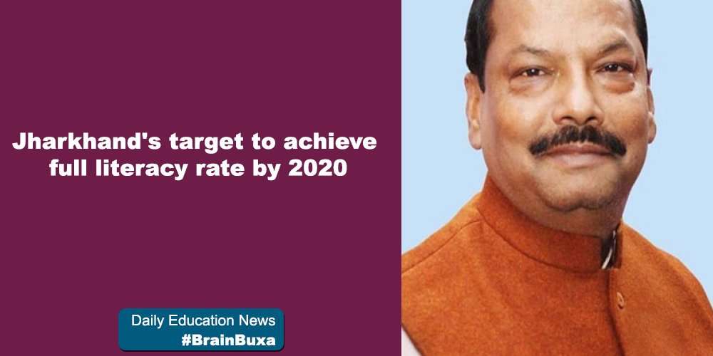 Jharkhand's target to achieve full literacy rate by 2020