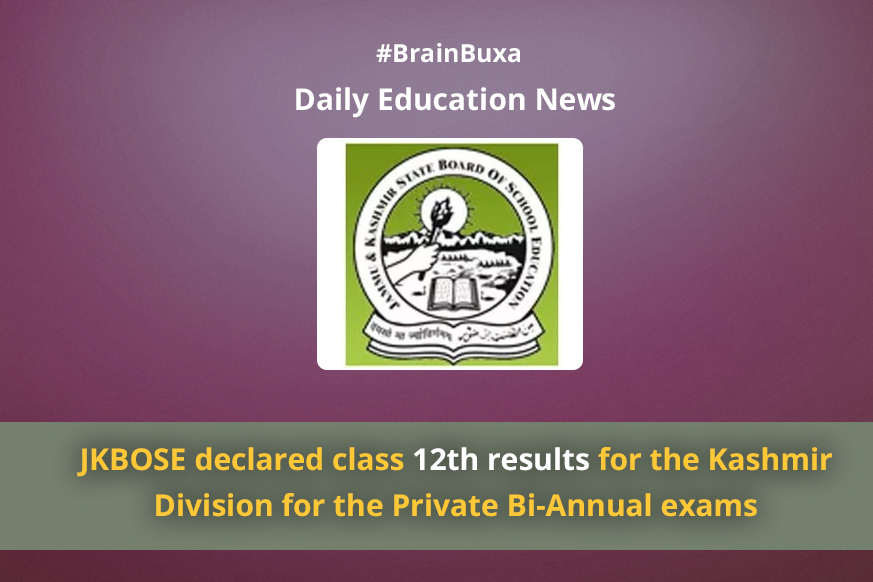 Image of JKBOSE declared class 12th results for the Kashmir Division for the Private Bi-Annual exams | Education News Photo