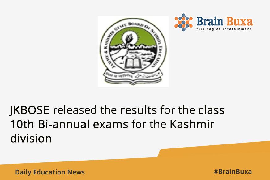 Image of JKBOSE released the results for the class 10th Bi-annual exams for the Kashmir division | Education News Photo