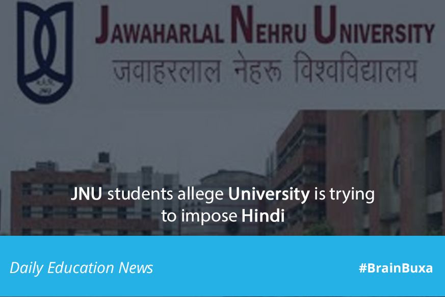 Image of JNU students allege University is trying to impose Hindi | Education News Photo