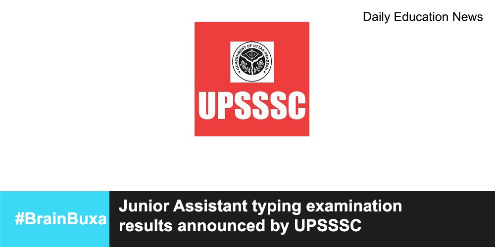 Junior Assistant typing examination results announced by UPSSSC