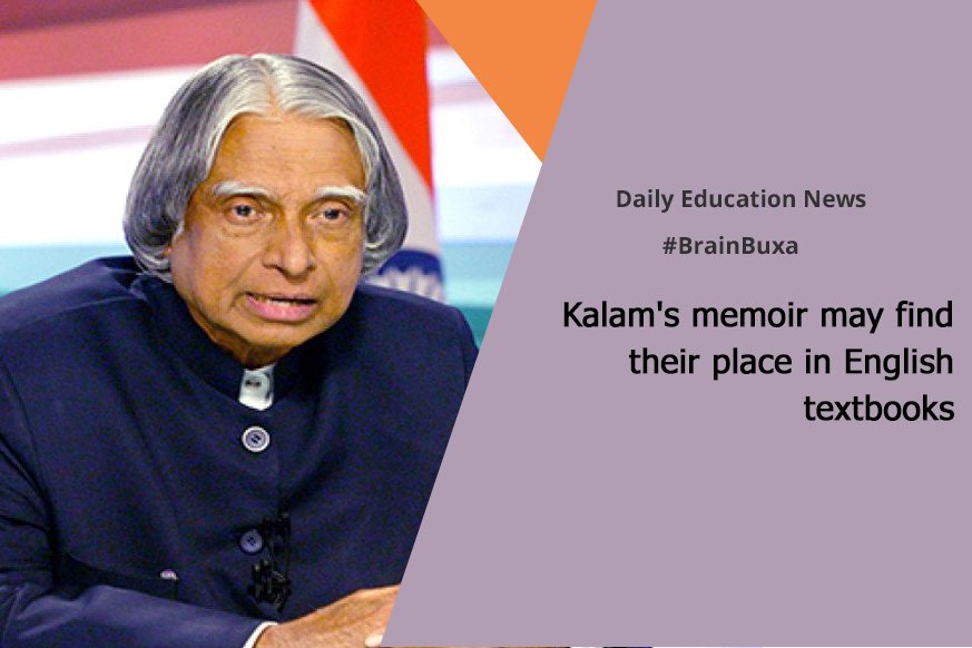 Kalam's memoir may find their place in English textbooks