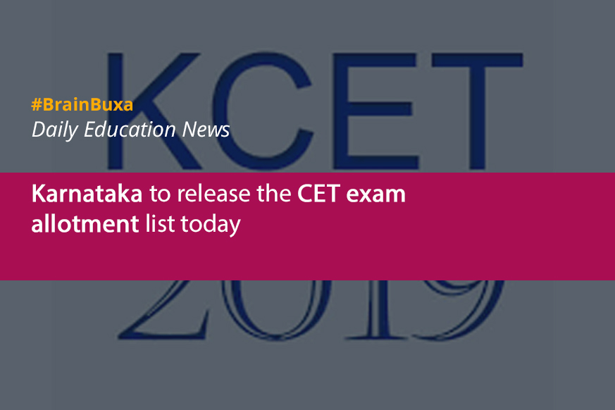 Karnataka to release the CET exam allotment list today