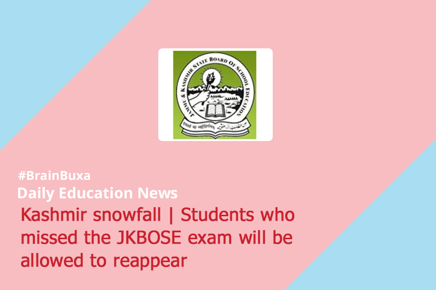 Kashmir snowfall | Students who missed the JKBOSE exam will be allowed to reappear