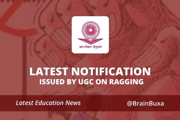 Latest Notificaion Issued By UGC On Ragging