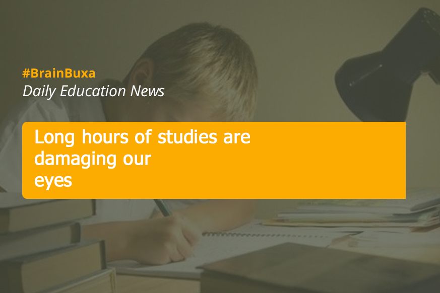 Image of Long hours of studies are damaging our eyes | Education News Photo