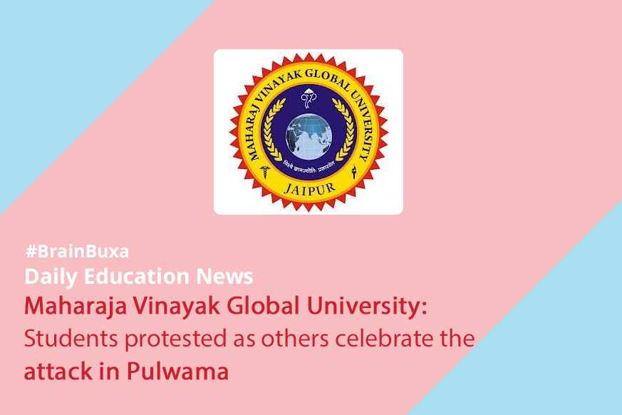 Maharaja Vinayak Global University: Students protested as others celebrate the attack in Pulwama