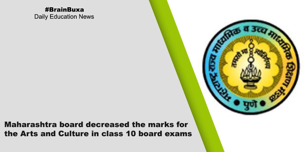 Maharashtra board decreased the marks for the Arts and Culture in class 10 board exams