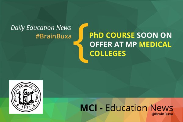 PhD course soon on offer at MP Medical Colleges