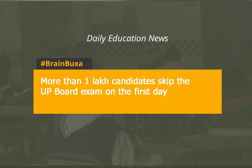 More than 1 lakh candidates skip the UP Board exam on the first day