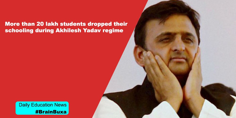 More than 20 lakh students dropped their schooling during Akhilesh Yadav regime