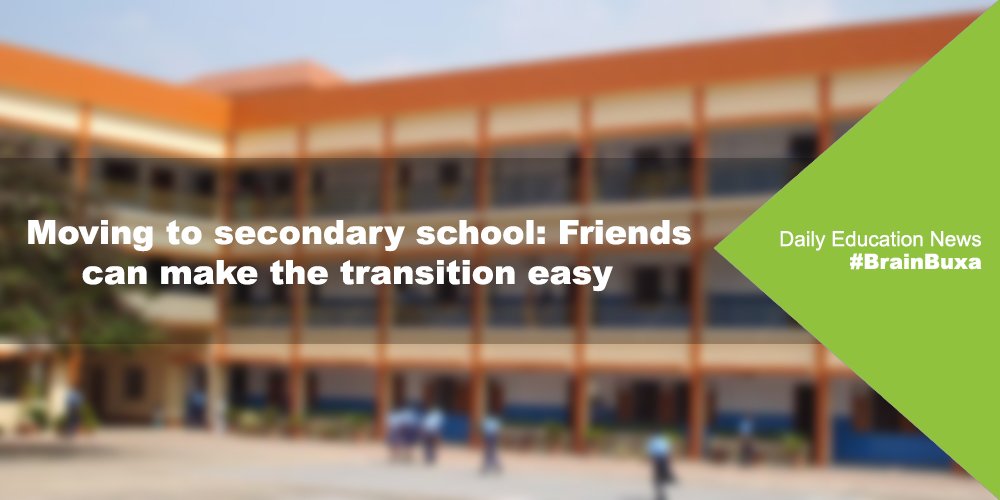 Moving to secondary school: Friends can make the transition easy