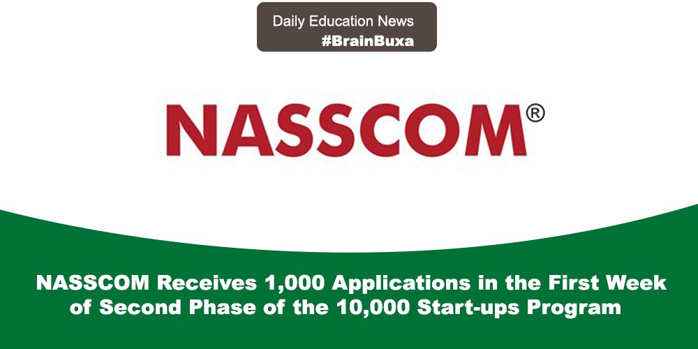  NASSCOM Receives 1,000 Applications in the First Week of Second Phase of the 10,000 Start-ups Program