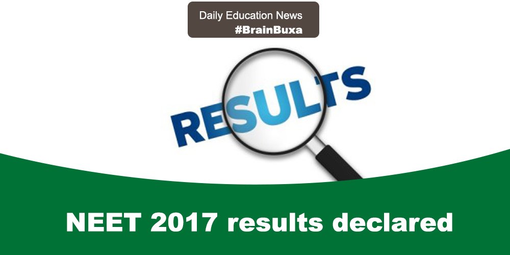 NEET 2017 results declared