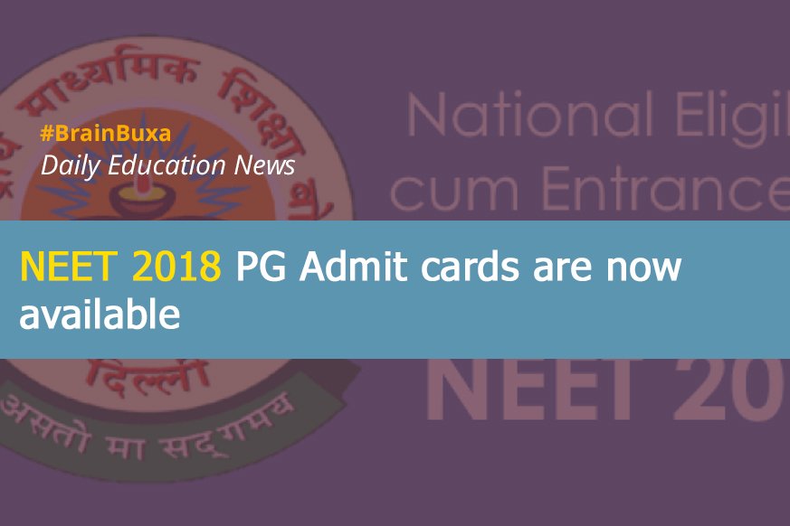 NEET 2018 notification; Check the details here