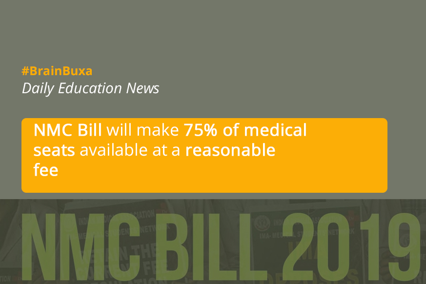 Image of NMC Bill will make 75% of medical seats available at a reasonable fee | Education News Photo