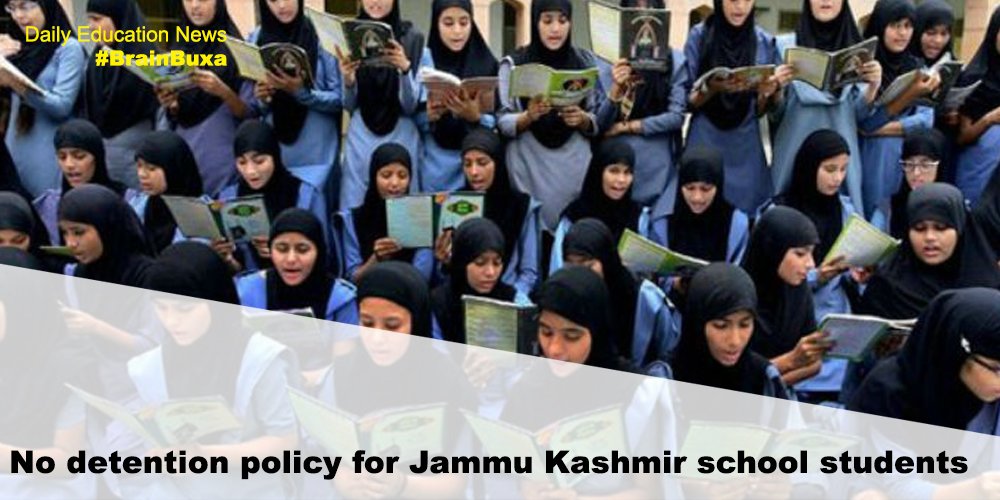 No detention policy for Jammu Kashmir school students