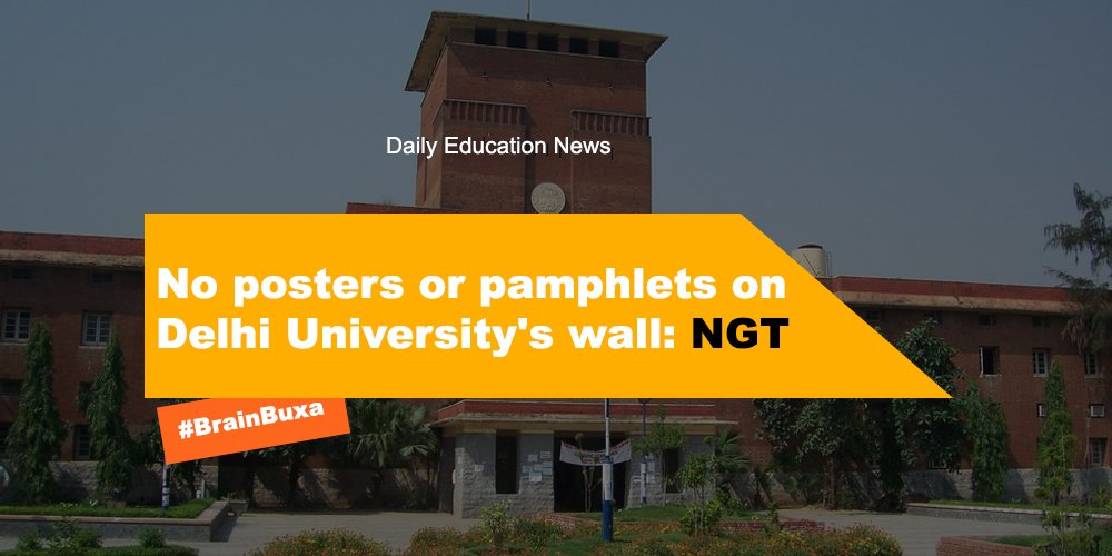 No posters or pamphlets on Delhi University's wall: NGT