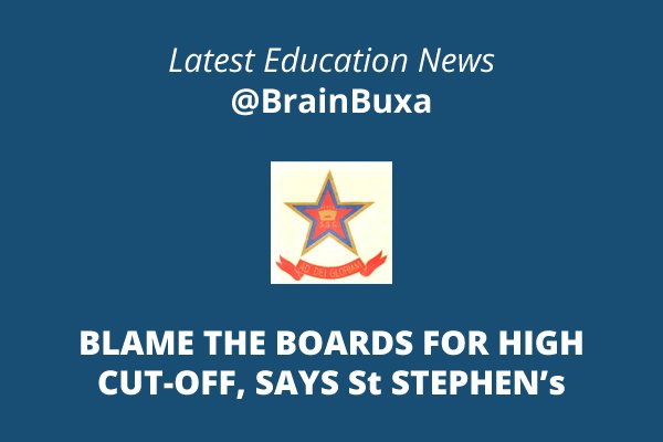 Image of Blame the boards for high cut-offs, says St Stephen's | Education News Photo