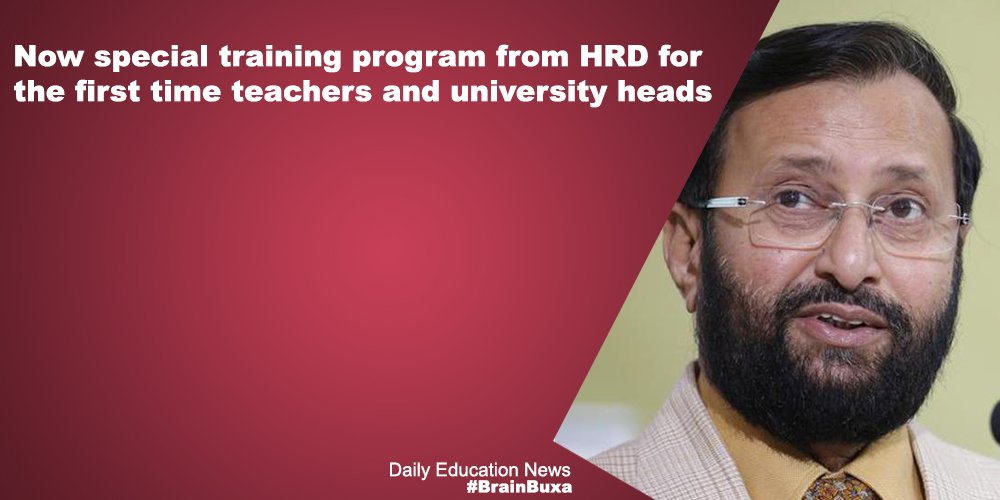 Now special training program from HRD for the first time teachers and university heads