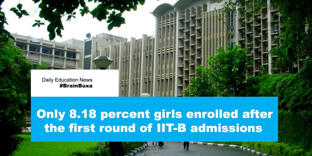 Only 8.18 percent girls enrolled after the first round of IIT-B admissions