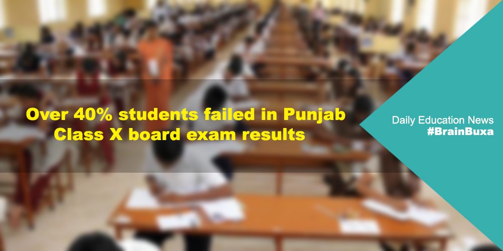 Over 40% students failed in Punjab Class X board exam results