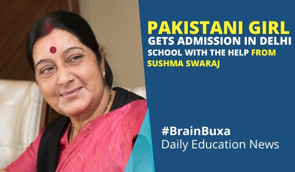 Pakistani girl gets admission in Delhi School with the help from Sushma Swaraj