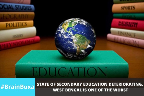 State of Secondary education deteriorating, West Bengal is one of the worst