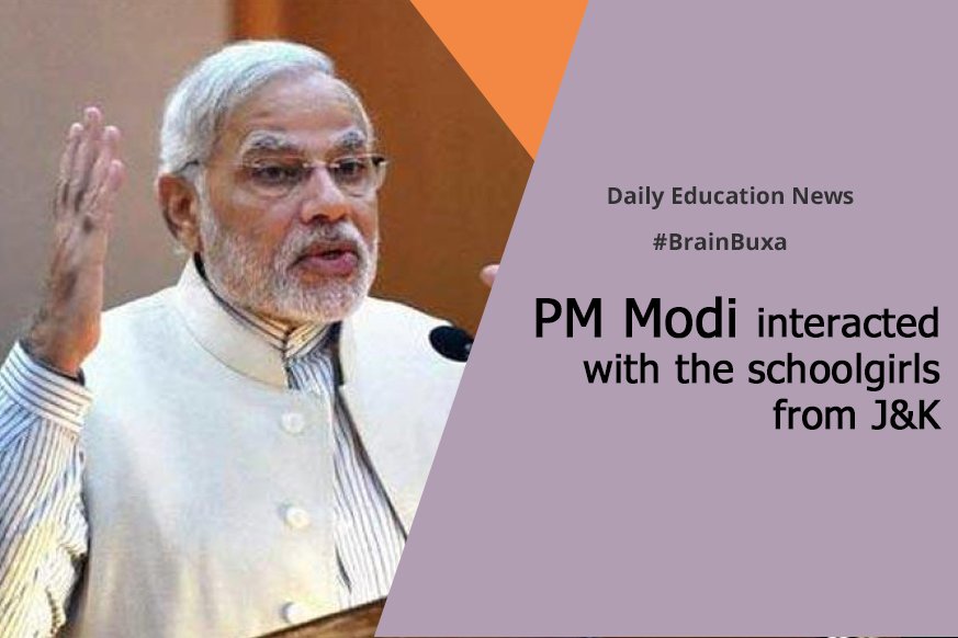 PM Modi interacted with the schoolgirls from J&K