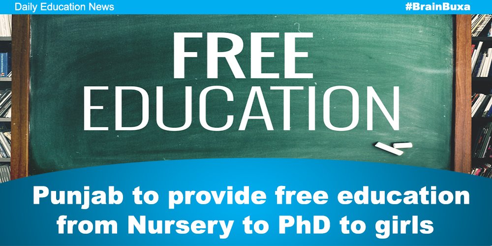 Punjab to provide free education from Nursery to PhD to girls