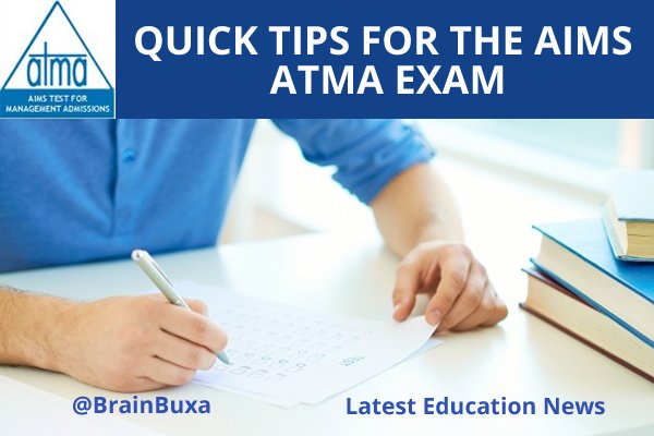 Quick Tips for the AIMS ATMA Exam