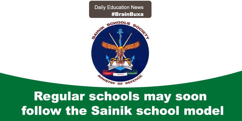 Regular schools may soon follow the Sainik school model