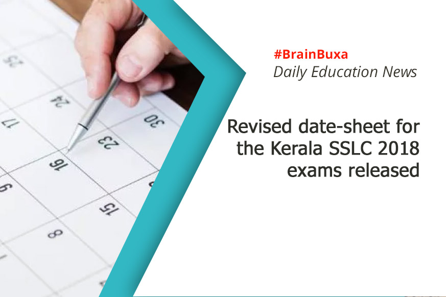 Revised date-sheet for the Kerala SSLC 2018 exams released