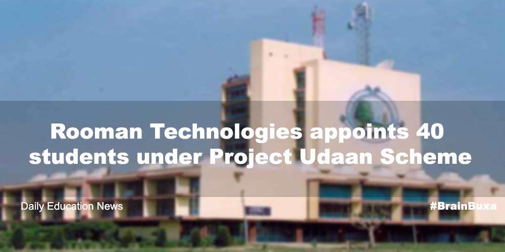 Rooman Technologies appoints 40 students under Project Udaan Scheme