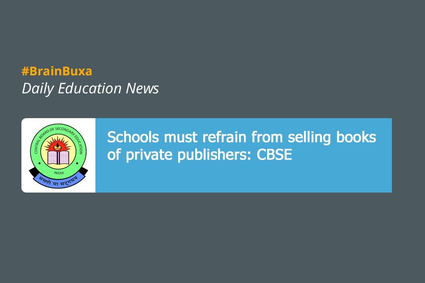 Schools must refrain from selling books of private publishers: CBSE