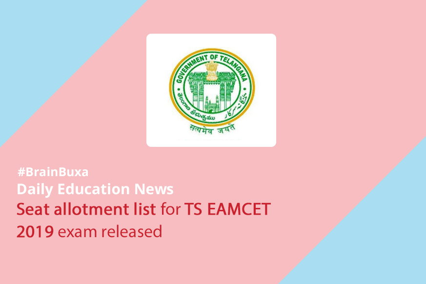 Image of Seat allotment list for TS EAMCET 2019 exam released | Education News Photo