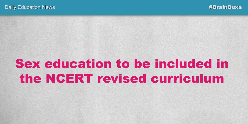 Sex education to be included in the NCERT revised curriculum