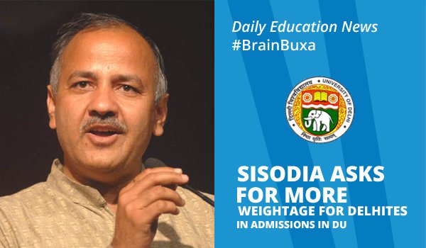 Image of Sisodia Asks For More Weightage For Delhities In Admission In DU | Education News Photo