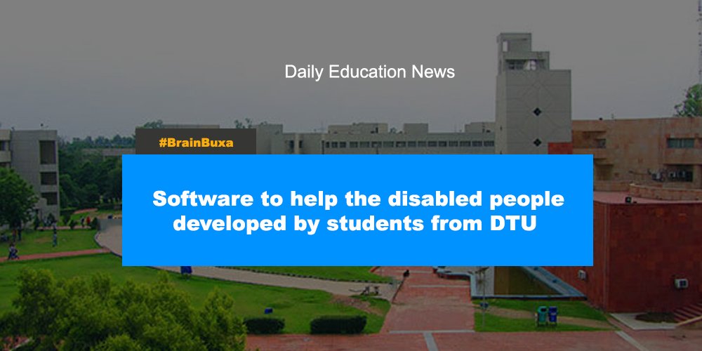 Software to help the disabled people developed by students from DTU