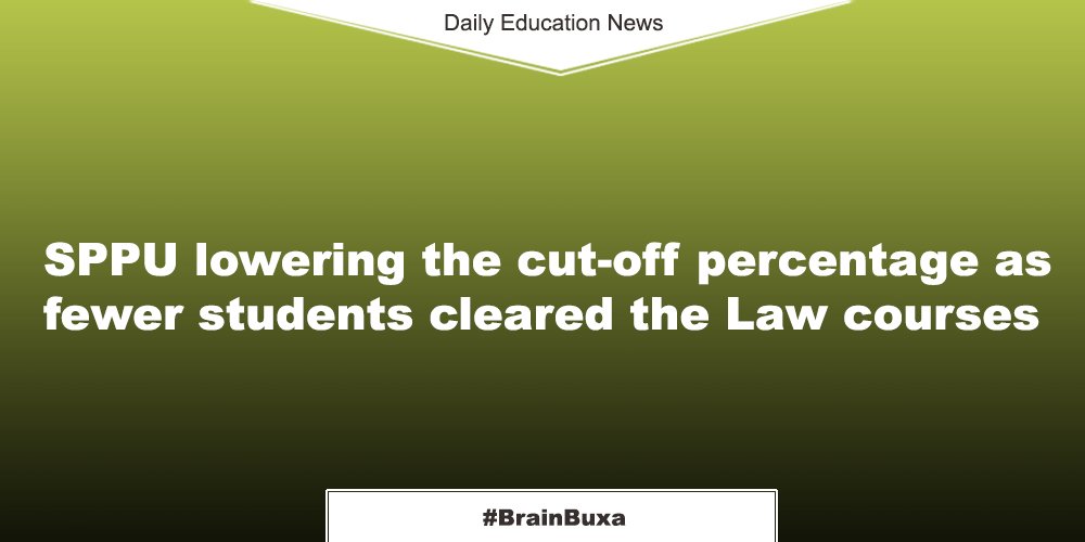 SPPU lowering the cut-off percentage as fewer students cleared the Law courses