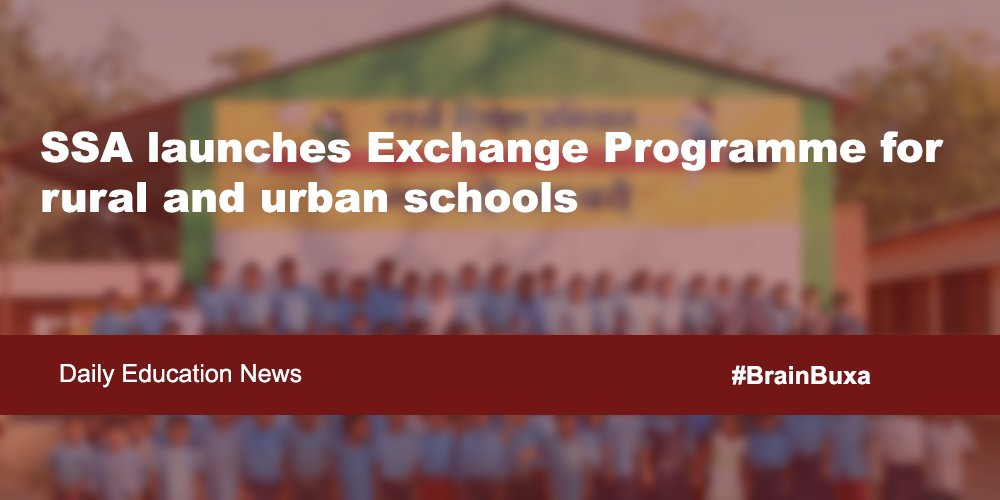 SSA launches Exchange Programme for rural and urban schools