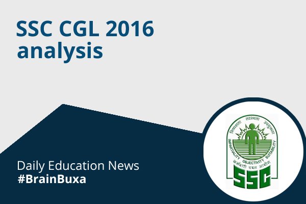 SSC CGL 2016 analysis