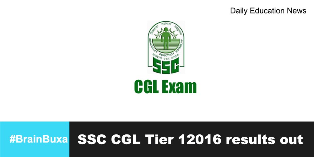 SSC CGL Tier 1 2016 results out