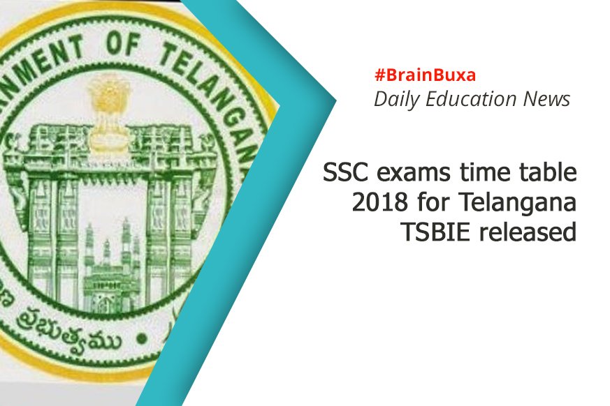 SSC exam time table 2018 for Telangana TSBIE released