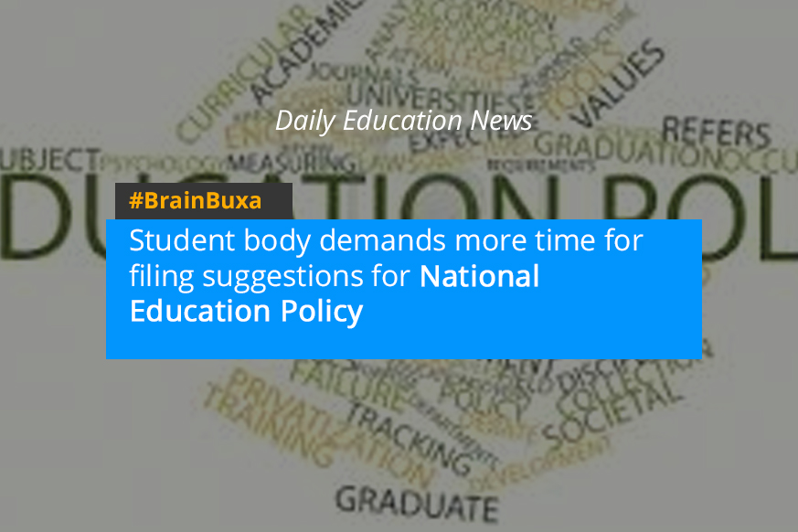 Image of Student body demands more time for filing suggestions for National Education Policy | Education News Photo