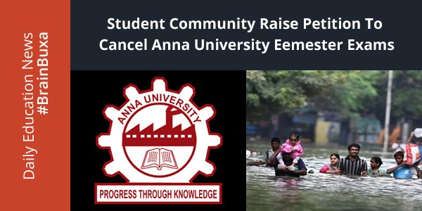 Student community raise petition to cancel Anna University semester exams