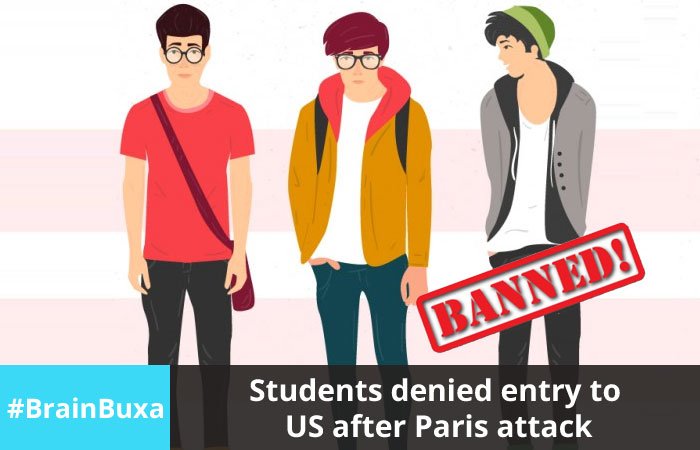 Students denied entry to US after Paris attack