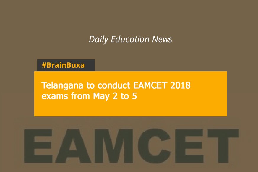 Telangana to conduct EAMCET 2018 exams from May 2 to 5