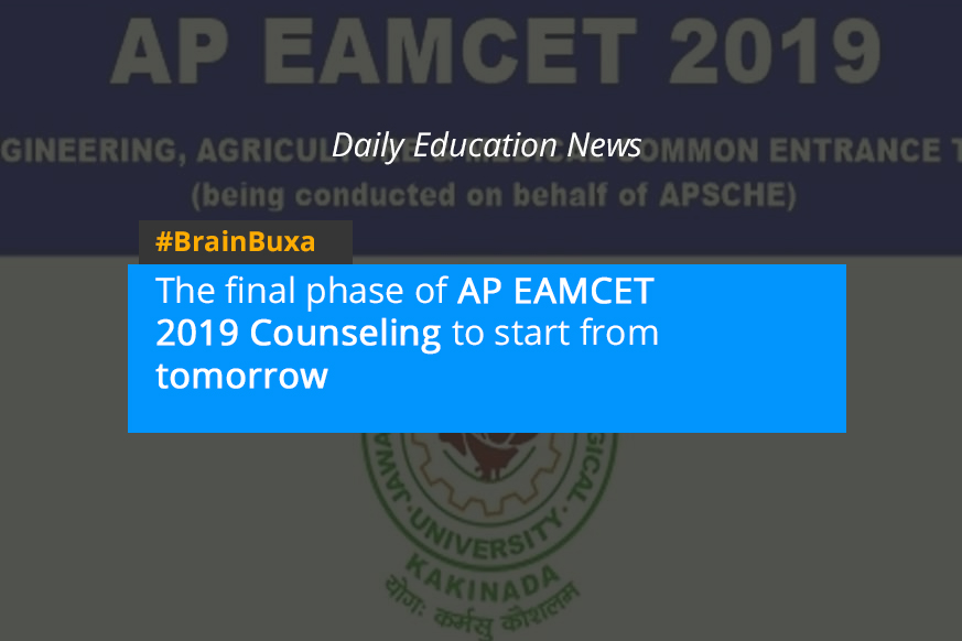 Image of The final phase of AP EAMCET 2019 Counseling to start from tomorrow | Education News Photo